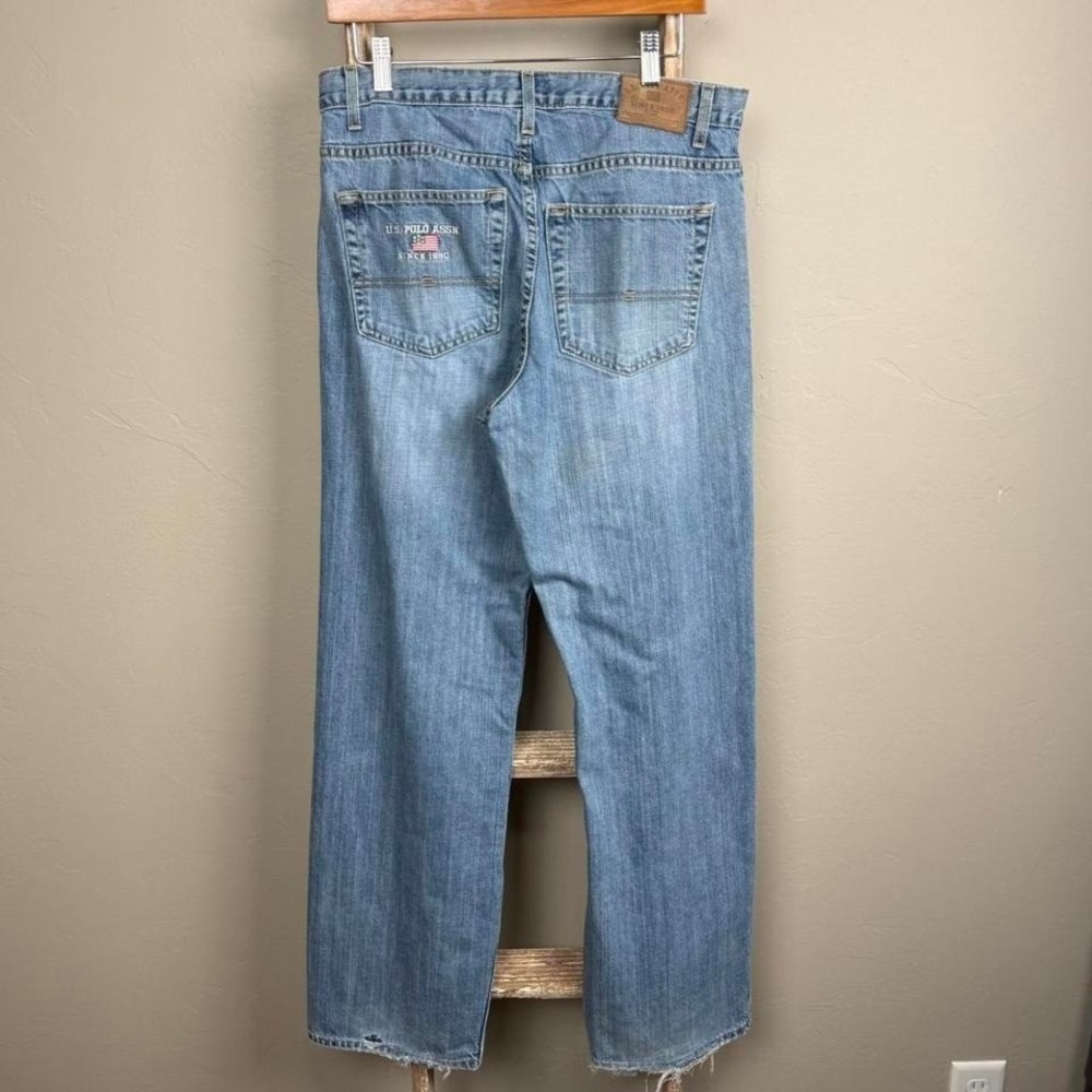 Vintage‎ 2000s US Polo Blue Straight Fit Denim Jeans size 31x32